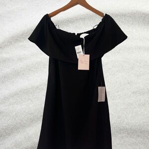 Off-Shoulder Black Dress